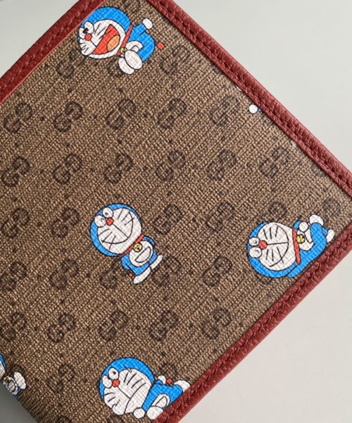 1:1 Replica Gucci x Doraemon Bi-Fold Wallet For Men, Men's Wallets 11cm/4.3in GG