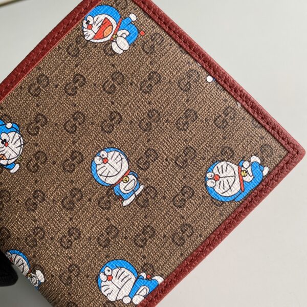 Gucci x Doraemon Bi-Fold Wallet For Men, Men's Wallets 11cm/4.3in GG
