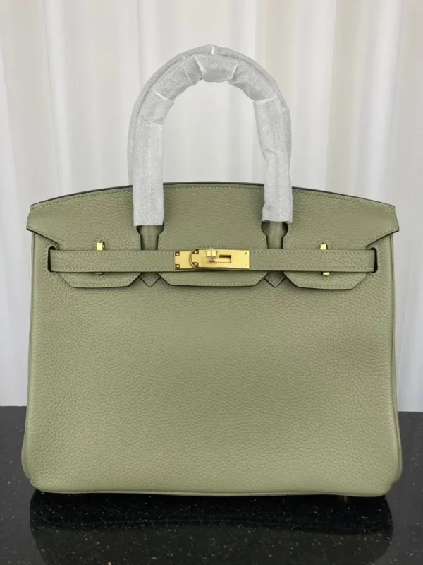 1:1 Replica Hermes Birkin Bag 30 Green Moss Toned Hardware Bag For Women, Women's Handbags, Shoulder Bags 11.8in/30cm