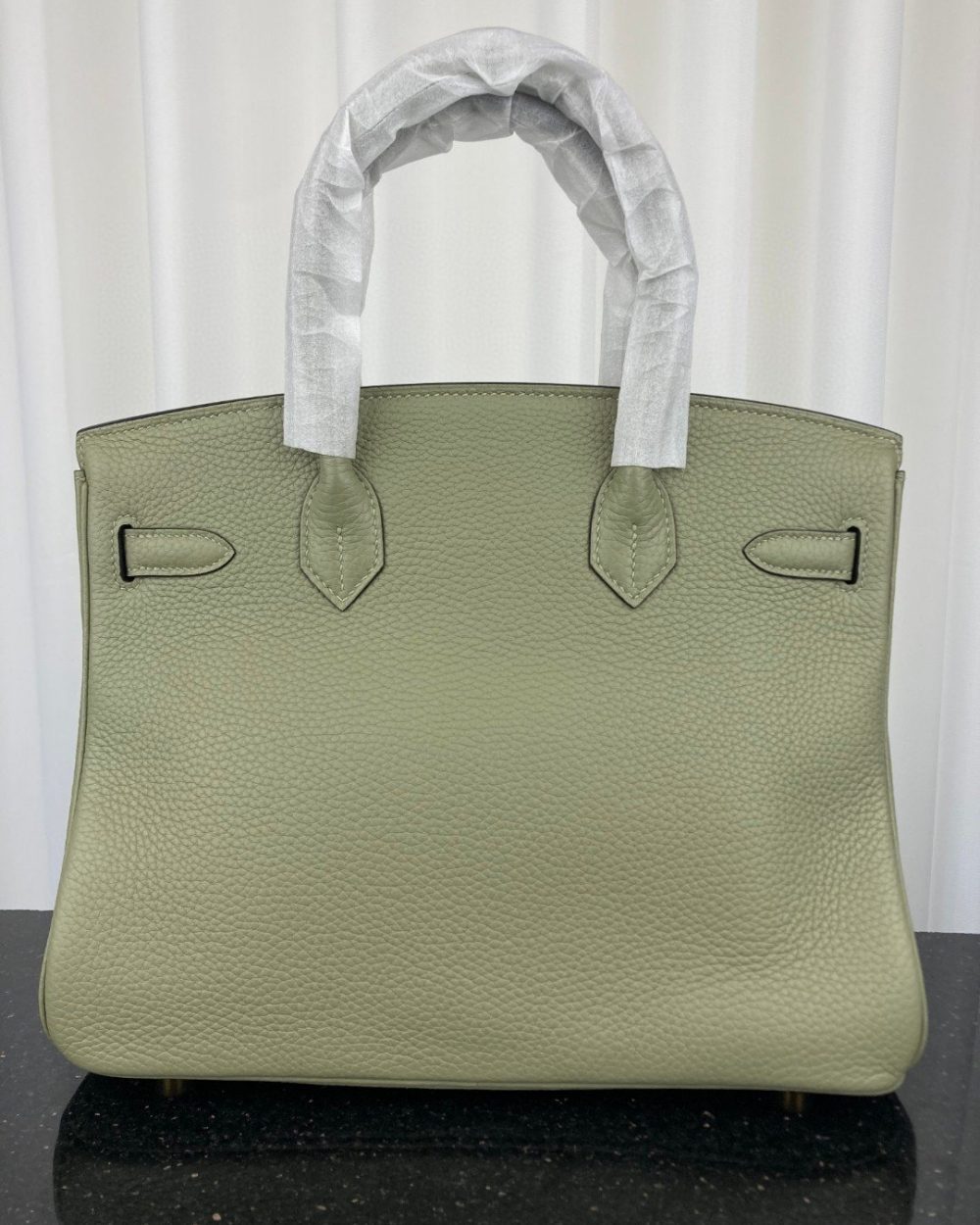 1:1 Replica Hermes Birkin Bag 30 Green Moss Toned Hardware Bag For Women, Women's Handbags, Shoulder Bags 11.8in/30cm