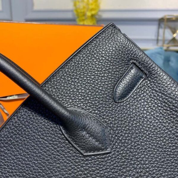 1:1 Replica Hermes Birkin Black For Women Gold Toned Hardware 9.8in/25cm
