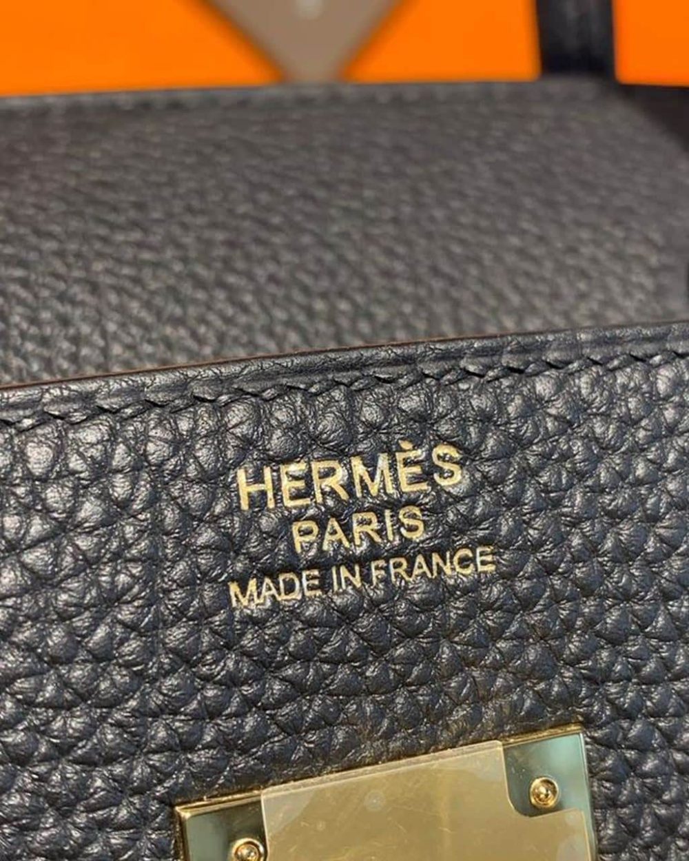 1:1 Replica Hermes Birkin Black For Women Gold Toned Hardware 9.8in/25cm