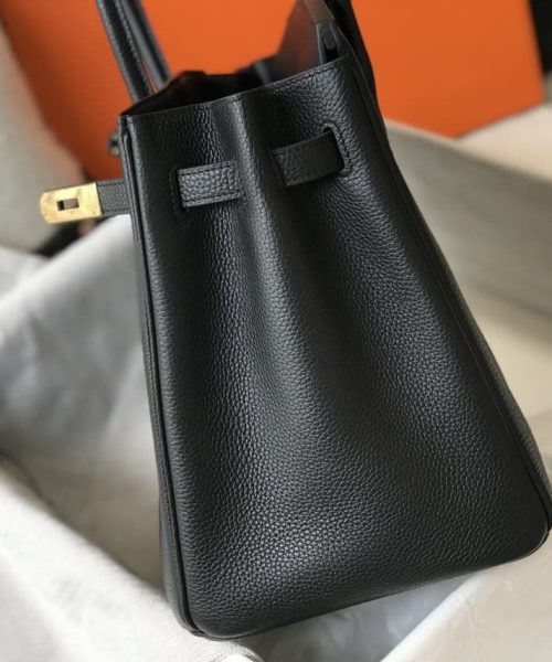 1:1 Replica Hermes Birkin Black Togo Gold Hardware Bag For Women, Women's Handbags, Shoulder Bags 30cm/12in