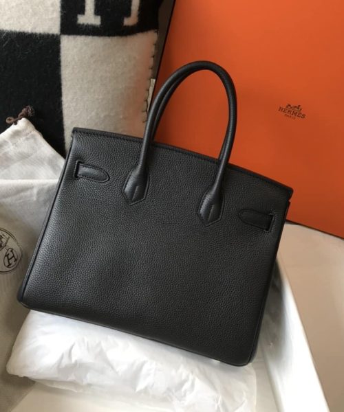 1:1 Replica Hermes Birkin Black Togo Gold Hardware Bag For Women, Women's Handbags, Shoulder Bags 30cm/12in