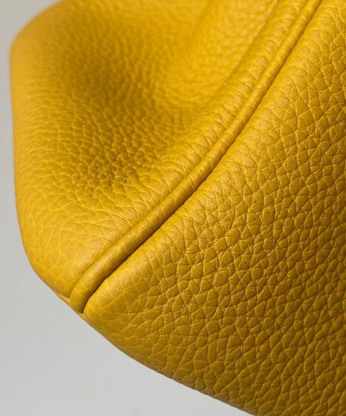 1:1 Replica Hermes Birkin Nata Swift Yellow For Women Gold Toned Hardware 10in/25cm