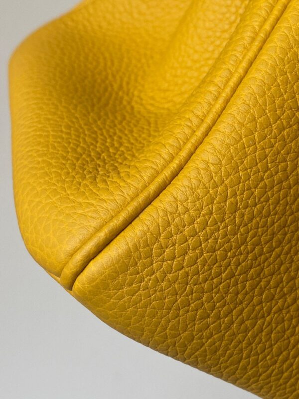 1:1 Replica Hermes Birkin Nata Swift Yellow For Women Gold Toned Hardware 10in/25cm