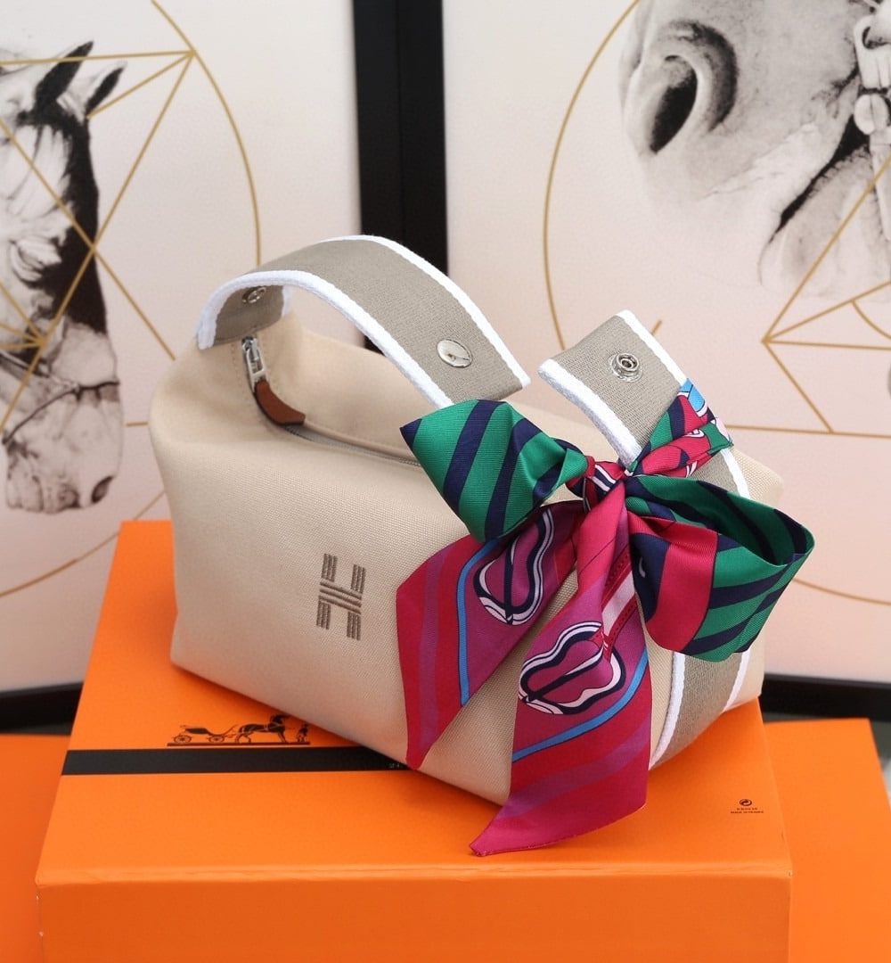 1:1 Replica Hermes Bride A Brac Case Beige Bag For Women, Women's Handbags, Shoulder Bags 9.8in/25cm