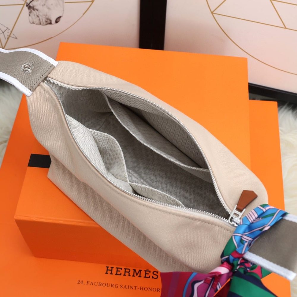 1:1 Replica Hermes Bride A Brac Case Beige Bag For Women, Women's Handbags, Shoulder Bags 9.8in/25cm - Image 9