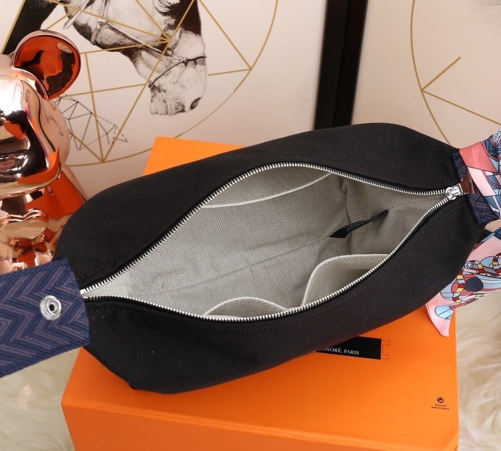 1:1 Replica Hermes Bride A Brac Case Black Bag For Women, Women's Handbags, Shoulder Bags 9.8in/25cm