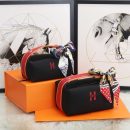 1:1 Replica Hermes Bride A Brac Case Black Bag For Women, Women's Handbags, Shoulder Bags 9.8in/25cm