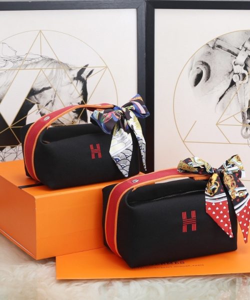 1:1 Replica Hermes Bride A Brac Case Black Bag For Women, Women's Handbags, Shoulder Bags 9.8in/25cm