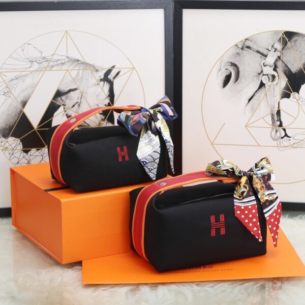 1:1 Replica Hermes Bride A Brac Case Black Bag For Women, Women's Handbags, Shoulder Bags 9.8in/25cm
