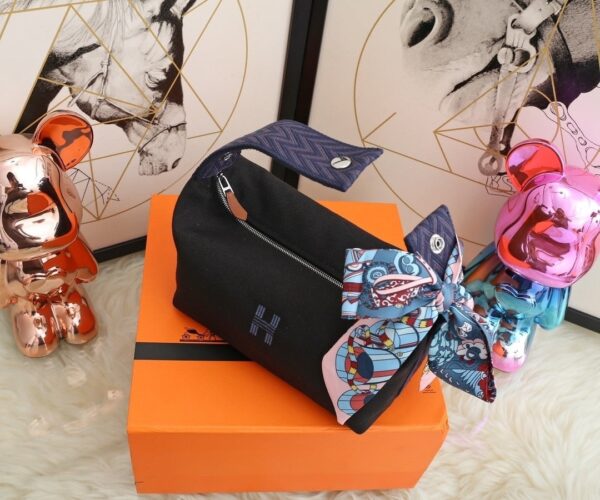1:1 Replica Hermes Bride A Brac Case Black Bag For Women, Women's Handbags, Shoulder Bags 9.8in/25cm