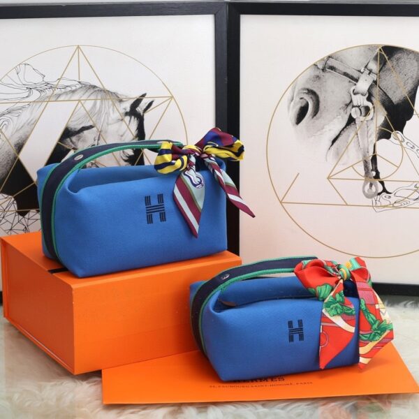 1:1 Replica Hermes Bride A Brac Case Blue Bag For Women, Women's Handbags, Shoulder Bags 9.8in/25cm