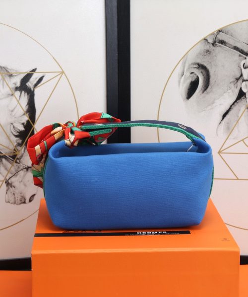 1:1 Replica Hermes Bride A Brac Case Blue Bag For Women, Women's Handbags, Shoulder Bags 9.8in/25cm