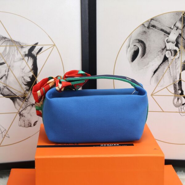 1:1 Replica Hermes Bride A Brac Case Blue Bag For Women, Women's Handbags, Shoulder Bags 9.8in/25cm