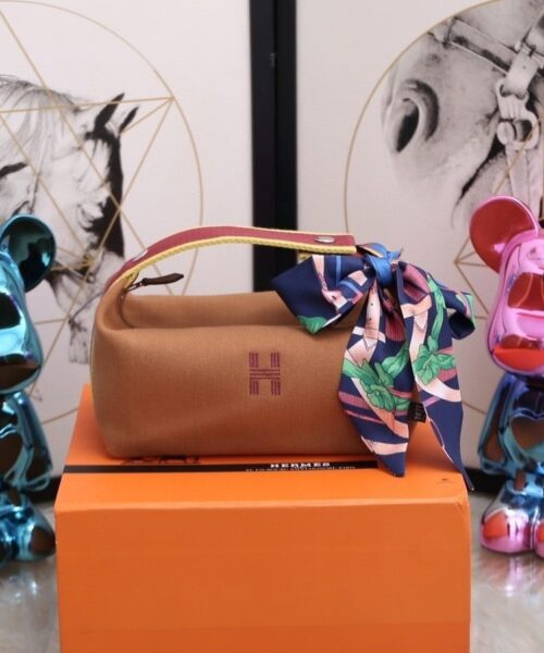 1:1 Replica Hermes Bride A Brac Case Brown Bag For Women, Women's Handbags, Shoulder Bags 9.8in/25cm