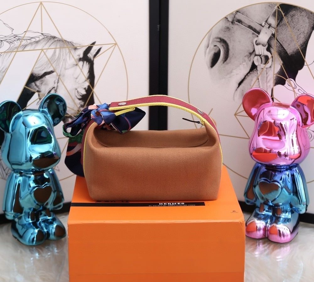 1:1 Replica Hermes Bride A Brac Case Brown Bag For Women, Women's Handbags, Shoulder Bags 9.8in/25cm