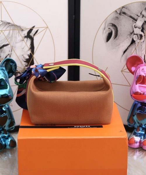 1:1 Replica Hermes Bride A Brac Case Brown Bag For Women, Women's Handbags, Shoulder Bags 9.8in/25cm