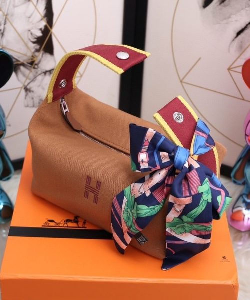1:1 Replica Hermes Bride A Brac Case Brown Bag For Women, Women's Handbags, Shoulder Bags 9.8in/25cm