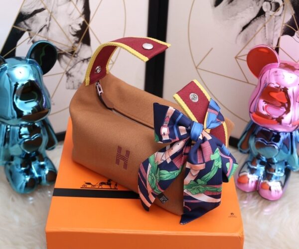 1:1 Replica Hermes Bride A Brac Case Brown Bag For Women, Women's Handbags, Shoulder Bags 9.8in/25cm