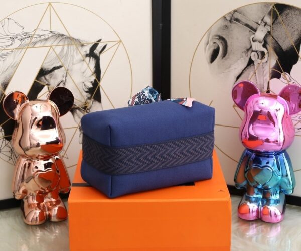 1:1 Replica Hermes Bride A Brac Case Dark Blue Bag For Women, Women's Handbags, Shoulder Bags 9.8in/25cm