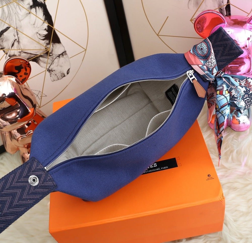 1:1 Replica Hermes Bride A Brac Case Dark Blue Bag For Women, Women's Handbags, Shoulder Bags 9.8in/25cm