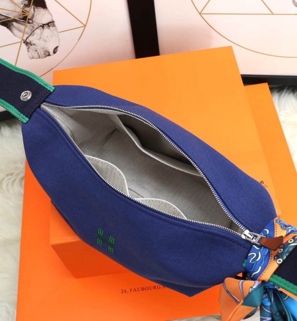 1:1 Replica Hermes Bride A Brac Case Dark Blue Bag For Women, Women's Handbags, Shoulder Bags 9.8in/25cm