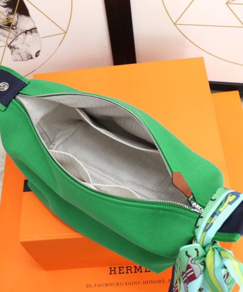 1:1 Replica Hermes Bride A Brac Case Green Bag For Women, Women's Handbags, Shoulder Bags 9.8in/25cm