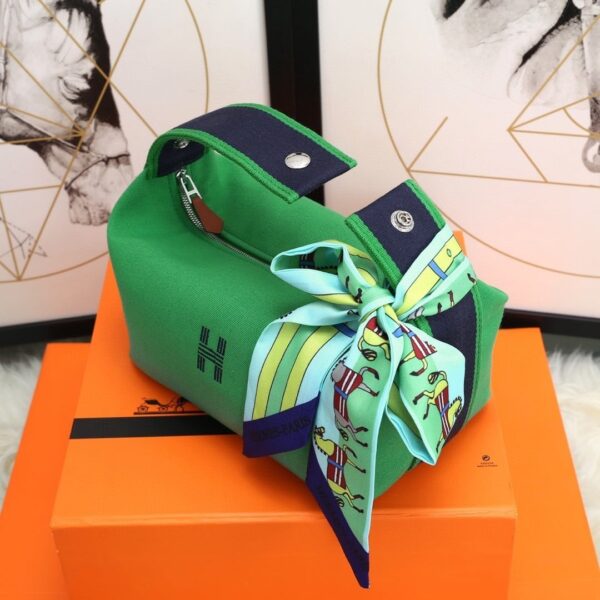 1:1 Replica Hermes Bride A Brac Case Green Bag For Women, Women's Handbags, Shoulder Bags 9.8in/25cm