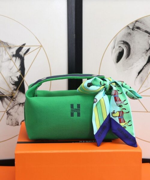 1:1 Replica Hermes Bride A Brac Case Green Bag For Women, Women's Handbags, Shoulder Bags 9.8in/25cm