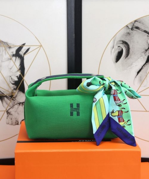 1:1 Replica Hermes Bride A Brac Case Green Bag For Women, Women's Handbags, Shoulder Bags 9.8in/25cm