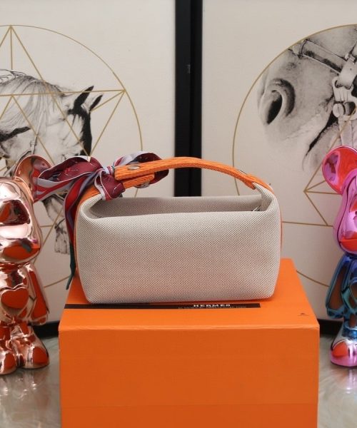 1:1 Replica Hermes Bride A Brac Case Grey Bag For Women, Women's Handbags, Shoulder Bags 9.8in/25cm