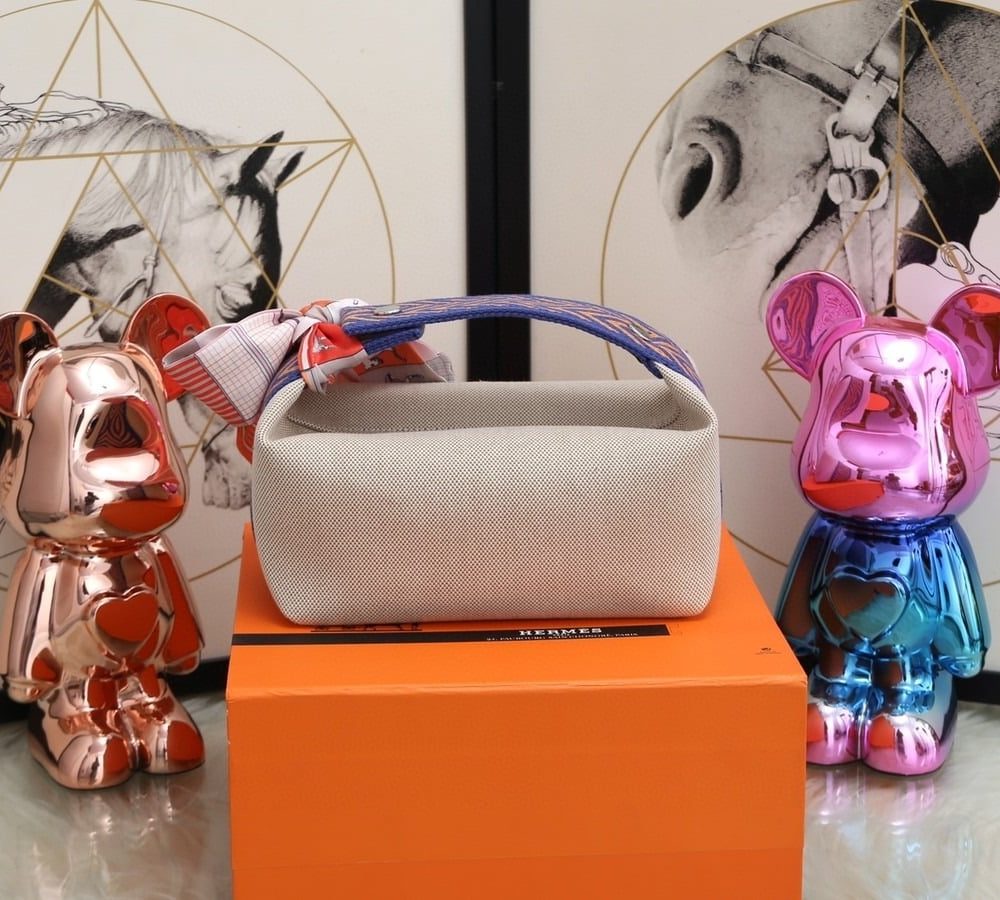 1:1 Replica Hermes Bride A Brac Case Grey Bag For Women, Women's Handbags, Shoulder Bags 9.8in/25cm