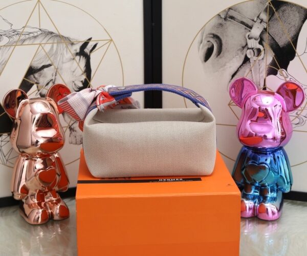 1:1 Replica Hermes Bride A Brac Case Grey Bag For Women, Women's Handbags, Shoulder Bags 9.8in/25cm