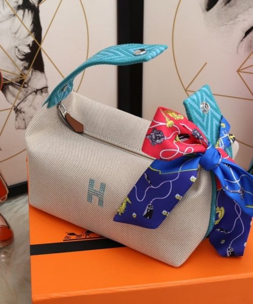 1:1 Replica Hermes Bride A Brac Case Grey Bag For Women, Women's Handbags, Shoulder Bags 9.8in/25cm