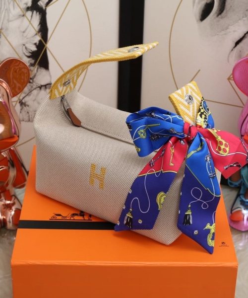 1:1 Replica Hermes Bride A Brac Case Grey Bag For Women, Women's Handbags, Shoulder Bags 9.8in/25cm