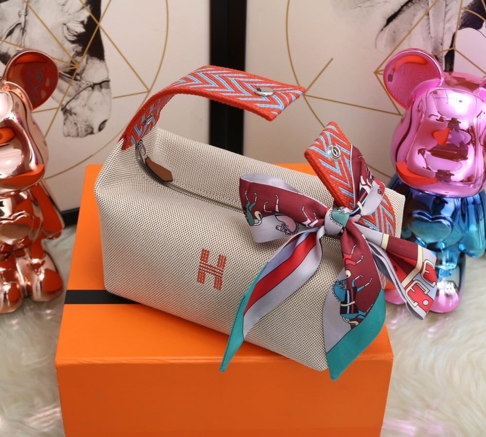 1:1 Replica Hermes Bride A Brac Case Grey Bag For Women, Women's Handbags, Shoulder Bags 9.8in/25cm