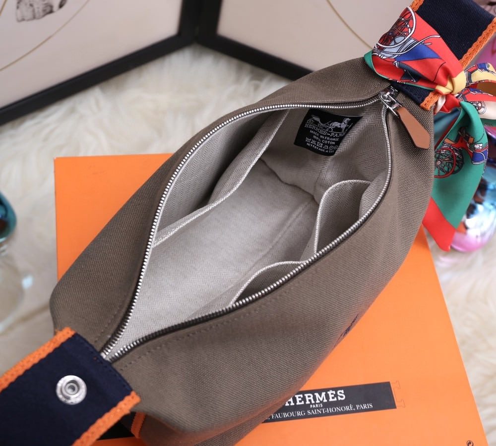 1:1 Replica Hermes Bride A Brac Case Grey Bag For Women, Women's Handbags, Shoulder Bags 9.8in/25cm