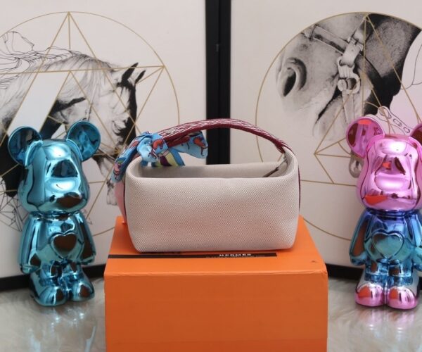 1:1 Replica Hermes Bride A Brac Case Grey Bag For Women, Women's Handbags, Shoulder Bags 9.8in/25cm