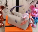 1:1 Replica Hermes Bride A Brac Case Grey Bag For Women, Women's Handbags, Shoulder Bags 9.8in/25cm