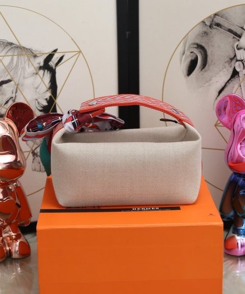 1:1 Replica Hermes Bride A Brac Case Grey Bag For Women, Women's Handbags, Shoulder Bags 9.8in/25cm