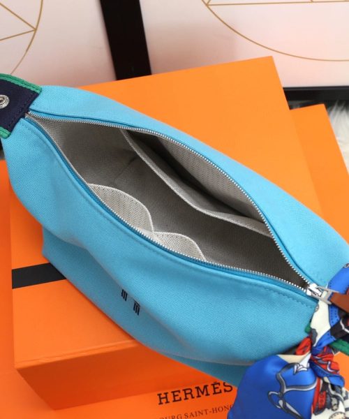 1:1 Replica Hermes Bride A Brac Case Light Blue Bag For Women, Women's Handbags, Shoulder Bags 9.8in/25cm