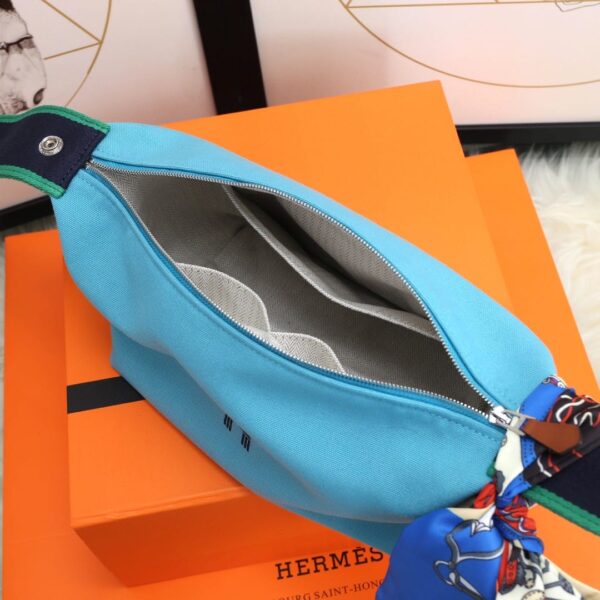 1:1 Replica Hermes Bride A Brac Case Light Blue Bag For Women, Women's Handbags, Shoulder Bags 9.8in/25cm