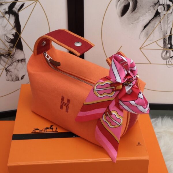 1:1 Replica Hermes Bride A Brac Case Orange Bag For Women, Women's Handbags, Shoulder Bags 9.8in/25cm