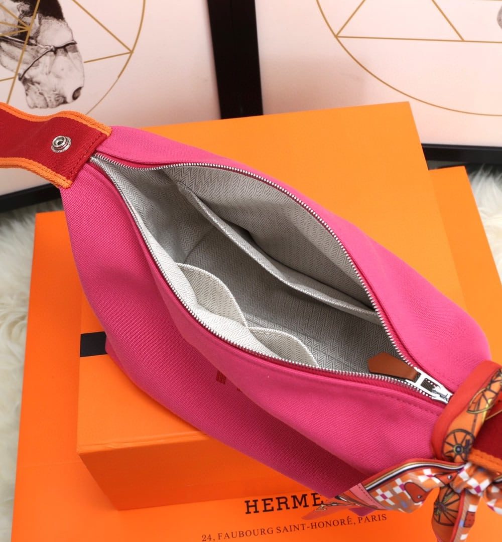 1:1 Replica Hermes Bride A Brac Case Pink Bag For Women, Women's Handbags, Shoulder Bags 9.8in/25cm