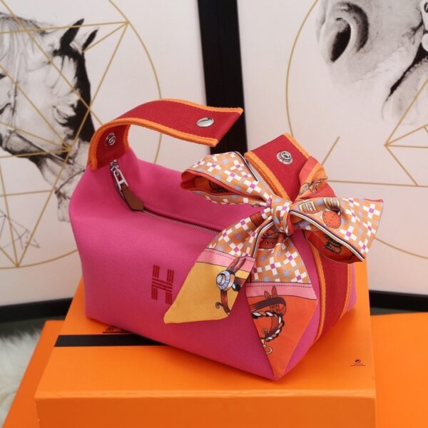 1:1 Replica Hermes Bride A Brac Case Pink Bag For Women, Women's Handbags, Shoulder Bags 9.8in/25cm