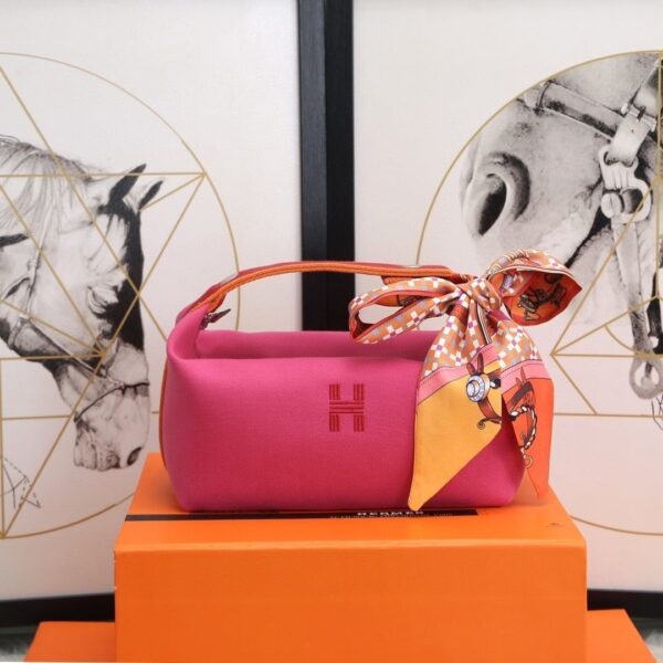 1:1 Replica Hermes Bride A Brac Case Pink Bag For Women, Women's Handbags, Shoulder Bags 9.8in/25cm