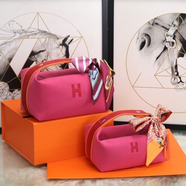 1:1 Replica Hermes Bride A Brac Case Pink Bag For Women, Women's Handbags, Shoulder Bags 9.8in/25cm