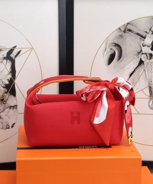 1:1 Replica Hermes Bride A Brac Case Red Bag For Women, Women's Handbags, Shoulder Bags 9.8in/25cm